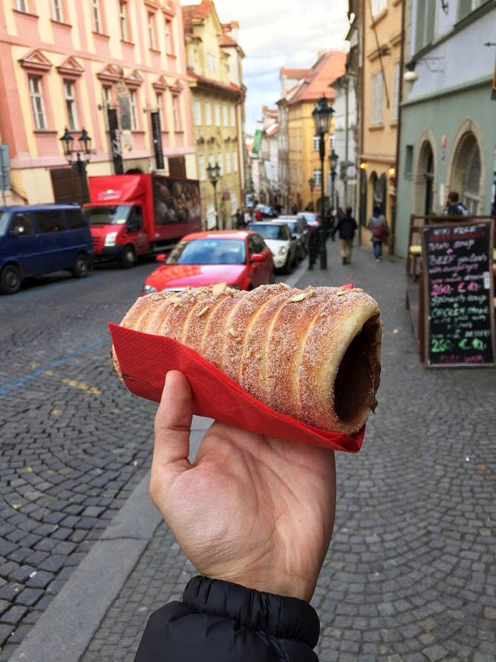 O trdelník tcheco Praga O trdelník tcheco